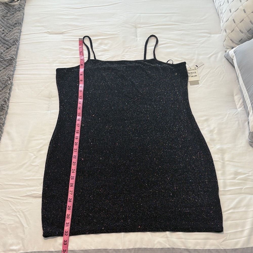 Nordstrom Sparkling Black Mini Dress